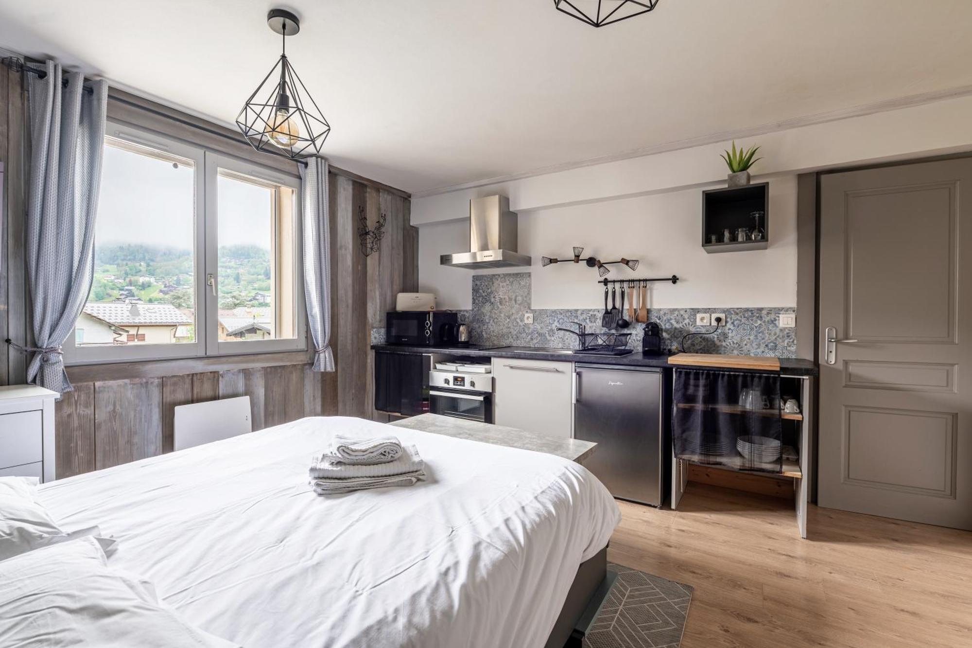 Appartements Vue Mont-Joly A 2 Pas Tramway Mont-Blanc - Studio 1 Piece Сен-Жерве-ле-Бен Екстериор снимка