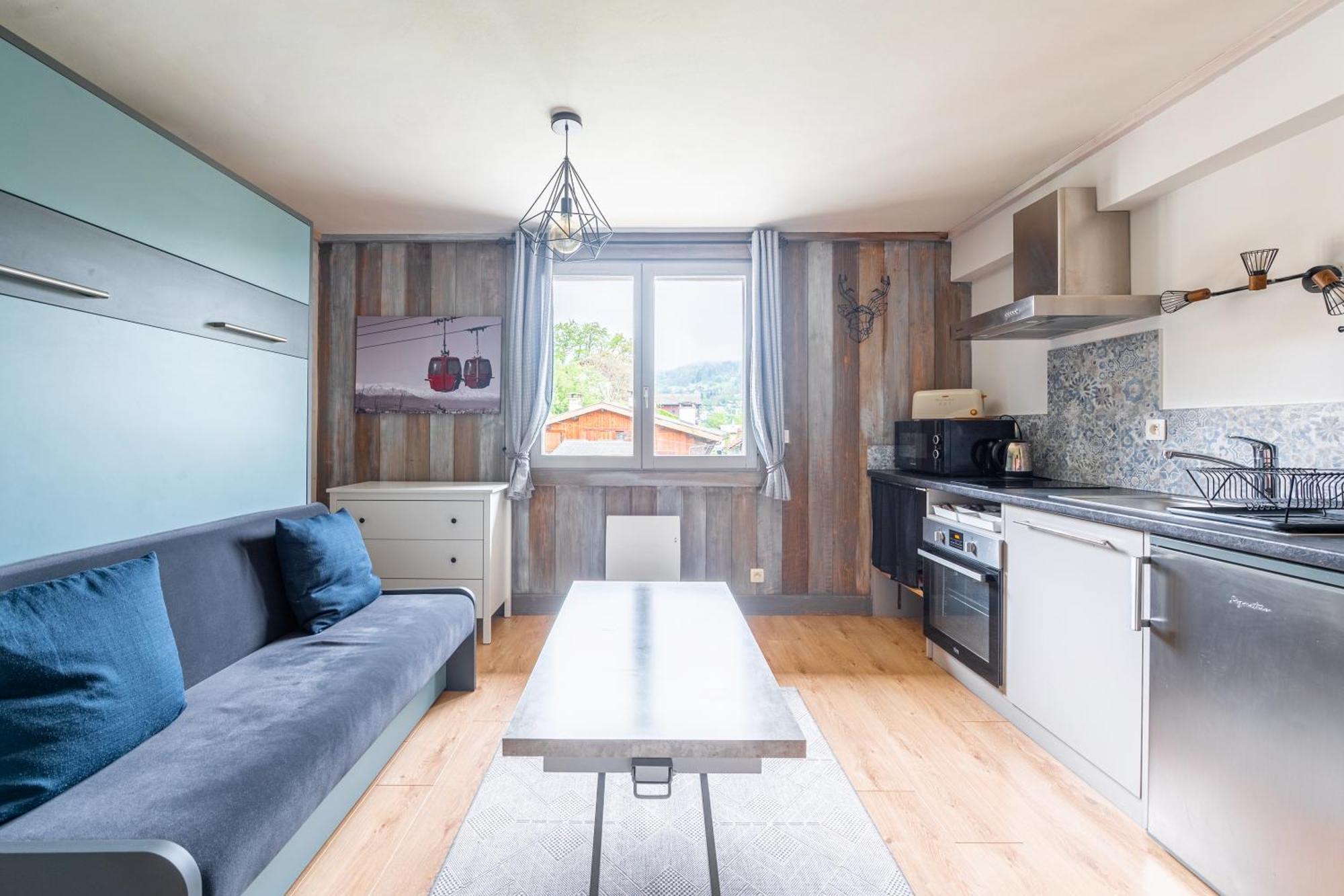 Appartements Vue Mont-Joly A 2 Pas Tramway Mont-Blanc - Studio 1 Piece Сен-Жерве-ле-Бен Екстериор снимка